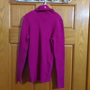Ralph Lauren turtle neck long sleeve vibrant pink size xs